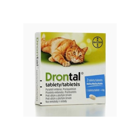 Bayer Drontal 2 tablety pre mačky