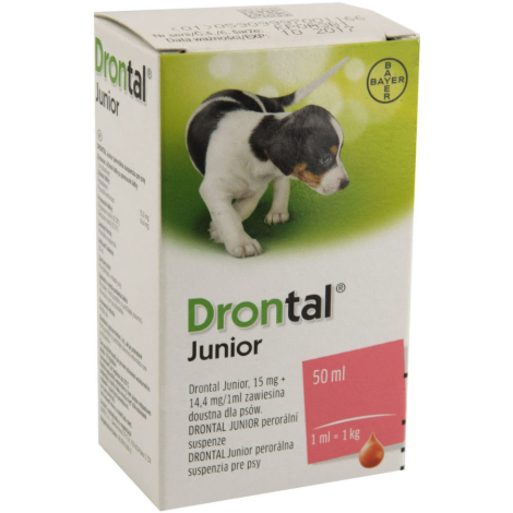 Drontal Junior perorálna suspenzia 50 ml