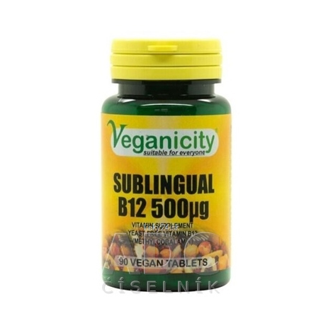 Veganicity Subligual B12 500 µg (Methylcobalamin)