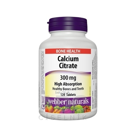 Webber Naturals Calcium citrát 300 mg