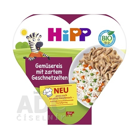 HiPP BIO Ryža so zeleninou a hovädzím mäsom