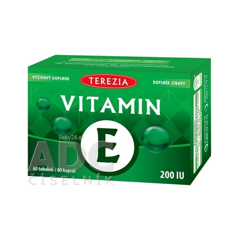 TEREZIA Vitamín E 200 IU 60 kapsúl