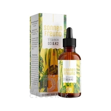 Naturtreu Sonnenfreund Vitamin D3 & K2