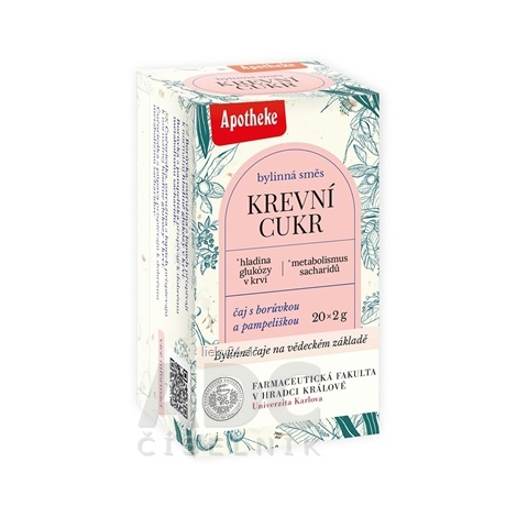 APOTHEKE Faf uk krvný cukor čaj 20 sáčkov