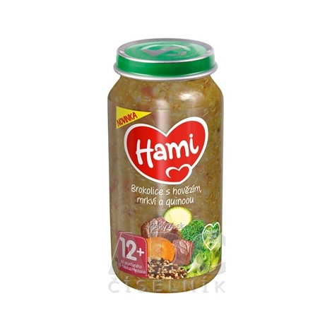 Hami príkrm Brokolica s hovädzím, mrkvou a quinoou