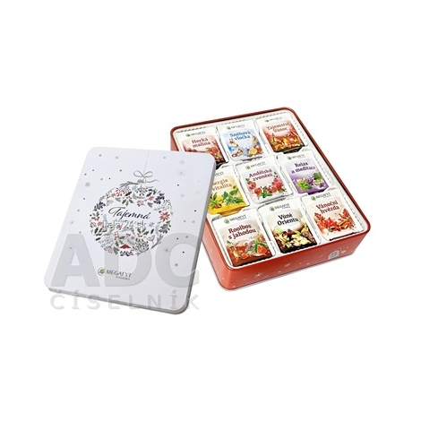 MEGAFYT Tajomná kolekcia čajov plechová krabica 72 ks