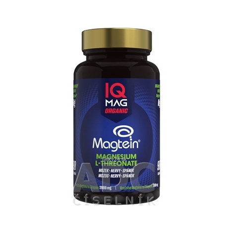IQ MAG ORGANIC Magtein MAGNESIUM L-threonate (organický horčík) 90cps