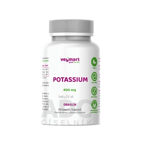 vegmart POTASSIUM (draslík) 400 mg