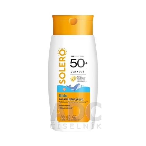SOLERO Detské opaľovacie mlieko SPF50+