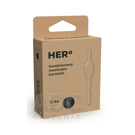 HERBADENT HERO medzizubné kefky L 12ks