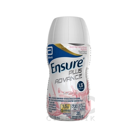 Ensure PLUS ADVANCE jahodová príchuť 30x220ml