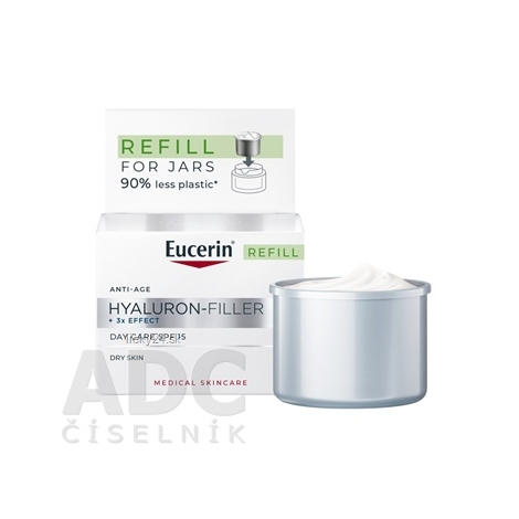 Eucerin HYALURON-FILLER+3xEFFECT Denný krém REFILL