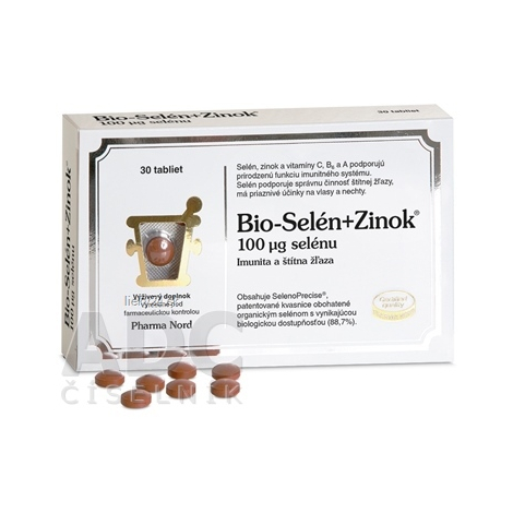 Pharma Nord Bio-selén+zinok 100 μg 30 tabliet
