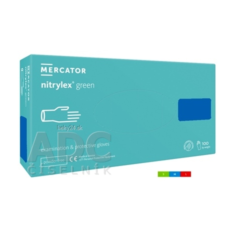 MERCATOR nitrylex green Nitrilové rukavice