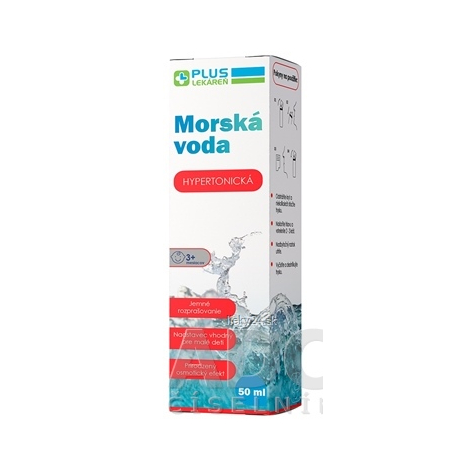 PLUS LEKÁREŇ Morská voda HYPERTONICKÁ