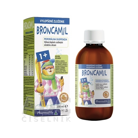 Pharmalife Broncamil 1+ sirup pomaranč 200 ml