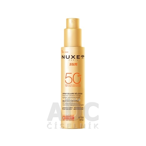 NUXE SUN Jemný opaľovací sprej SPF50