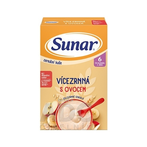 Sunar Cereálna kaša VIACZRNNÁ S OVOCÍM