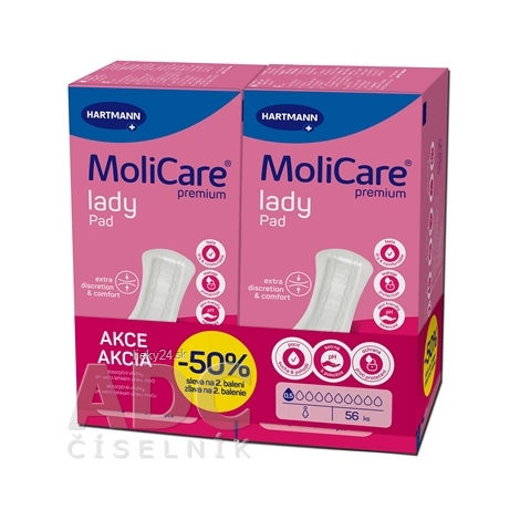 MoliCare Premium lady pad 0,5 kvapky DUOPACK