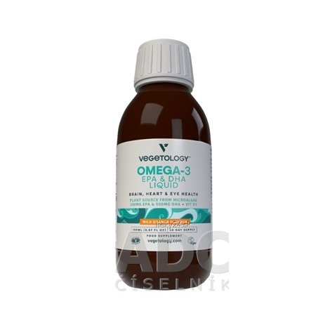 Vegetology Omega-3 Liquid (Mild Orange Flavour)