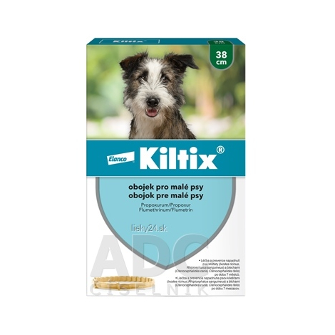Kiltix obojok pre malé psy, obvod 38cm 1ks