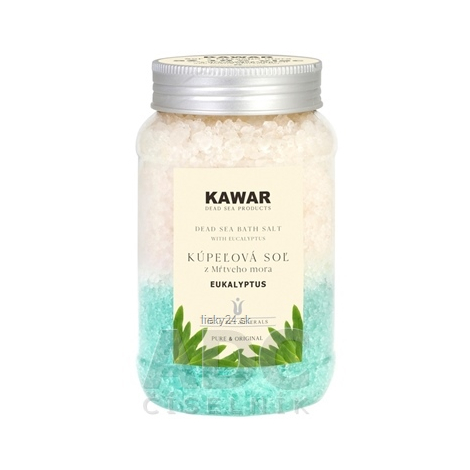 KAWAR SOĽ Z MŔTVEHO MORA S VÔŇOU EUKALYPTU