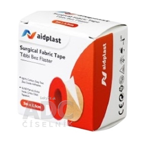 Aidplast Textilná bavlnená náplasť na cievke