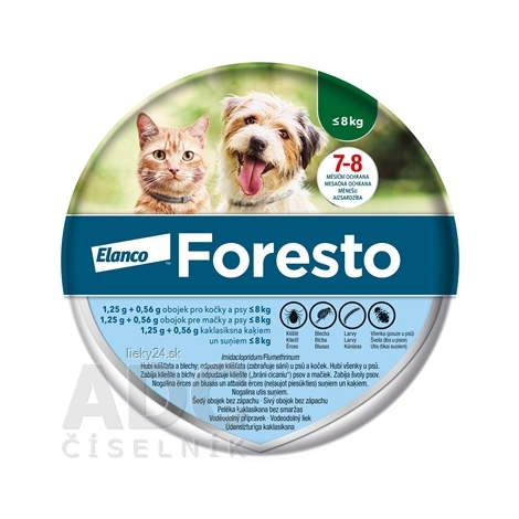 FORESTO Obojok pre mačky, psy do 8 kg 1 ks