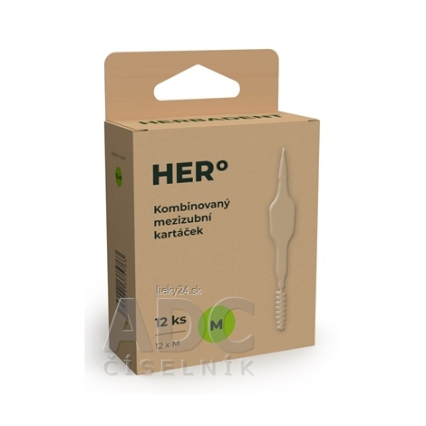 HERBADENT HERO medzizubné kefky M 12ks