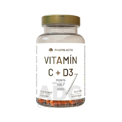 Pharma Activ VITAMÍN C + D3 120ks