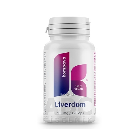 KOMPAVA Liverdom 350 mg 120 kapsúl
