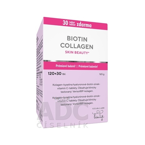 Vitabalans BIOTIN COLLAGEN 120+30tbl