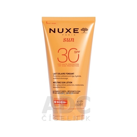 NUXE SUN Rozplývajúce sa opaľovacie mlieko SPF30