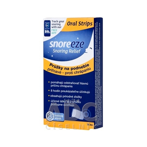 SNOREEZE PRÚŽKY NA PODNEBIE PROTI CHRÁPANIU
