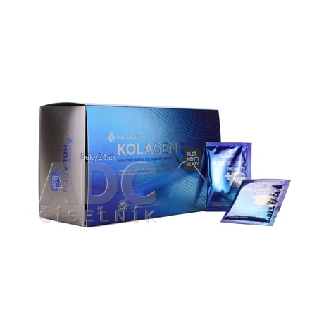 NatureVia Morský Kolagen Beauty+ kolagén vo vrecúšku 60 ks