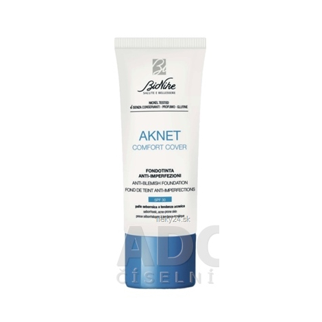 BioNike AKNET COMFORT COVER SPF30 Ivoire krycí tekutý make-up, proti nedokonalostiam pleti 30 ml