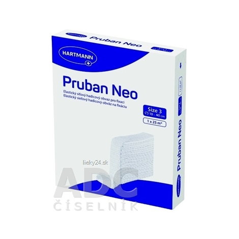 PRUBAN Neo elastický obväz číslo 3 10 - 40 cm 1 meter