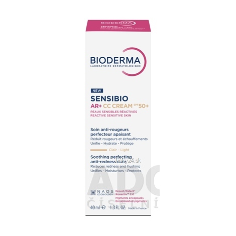 BIODERMA Sensibio AR+ CC krém SPF 50