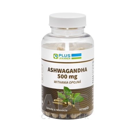 PLUS LEKÁREŇ ASHWAGANDHA 500 mg Withania opojná