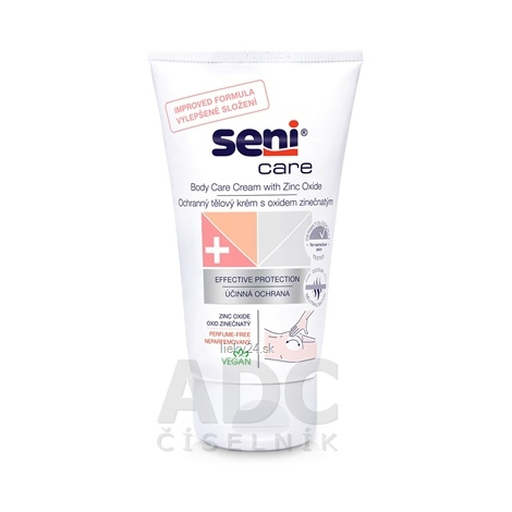 Seni Care Ochranný telový krém s oxidom zinočnatým