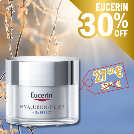 Eucerin Hyaluron-Filler + 3x EFFECT Denný krém pre suchú pleť SPF 15 50ml
