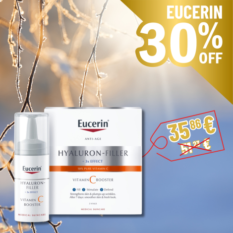 Eucerin Hyaluron-Filler + 3x EFFECT Vitamin C Booster 3x8 ml