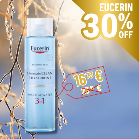 Eucerin Dermatoclean 3v1 micelárna voda 400 ml