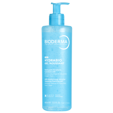 BIODERMA Hydrabio gél moussant penivý micelárny čistiaci gél 400 ml