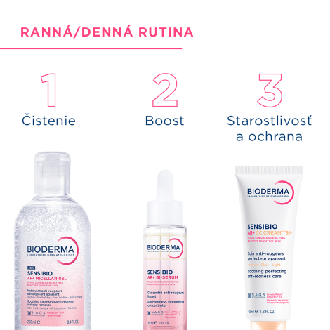 BIODERMA Sensibio AR+ CC krém SPF 50 40ml