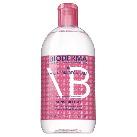 BIODERMA Sensibio H2O micelárna voda Victoria Beckham 500ml