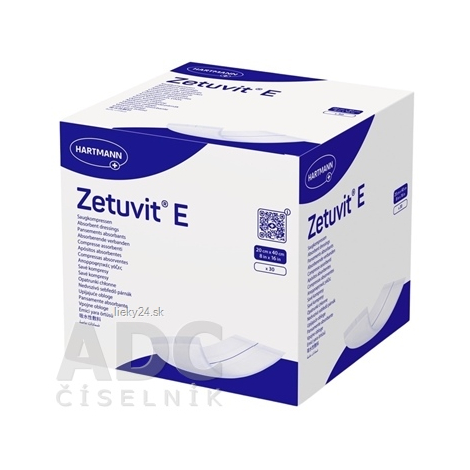 HARTMANN Zetuvit E savé kompresy 20x40cm 30 kusov