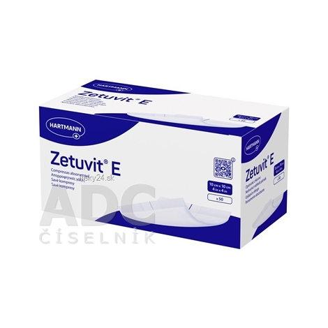 HARTMANN Zetuvit E savé kompresy 10x10cm 50 kusov