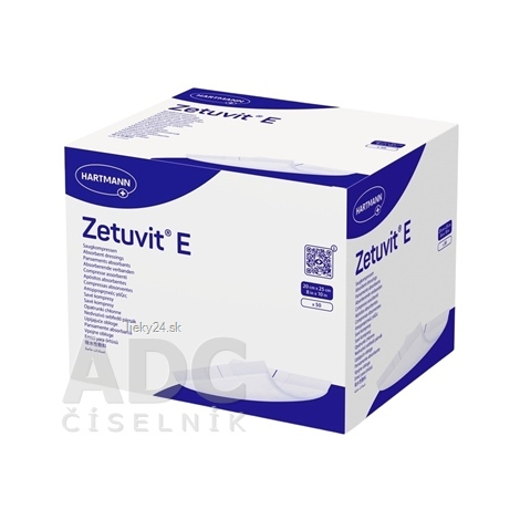 ZETUVIT E nesterilný nasiakavý kompres 20x25 cm 50 ks