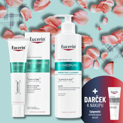 EUCERIN DermoPure Clinical Vianočná kazeta 2 kusy